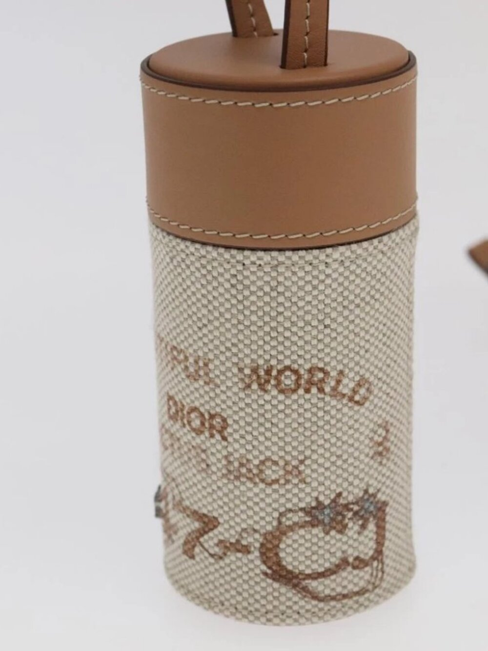 Christian Dior Roller Pouch Cactus Jack Canvas Leather Beige - Picture 4 of 15